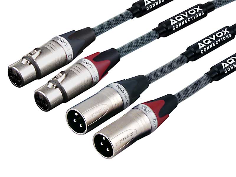 XLR-(or RCA)plugs to XLR-plugs