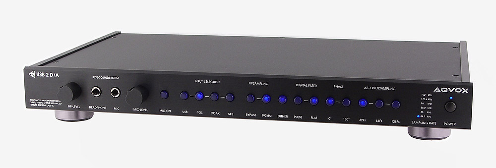 dac usb end aqvox audio converter balanced mkii inscription silver analog streamer digital da 1000 pc hifi streaming highend